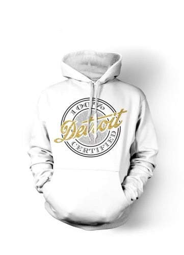 Detroit Certified Hoodie Heather Gray