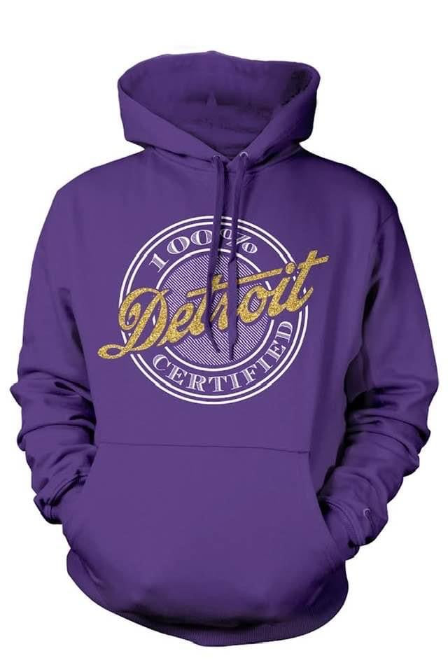 Detroit Certified Hoodie Purple